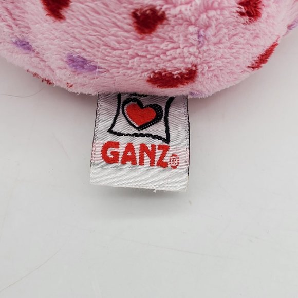 Ganz Webkinz Love Frog Pink Red Purple Hearts HM144 Plush Stuffed No Code 8" - Picture 4 of 7